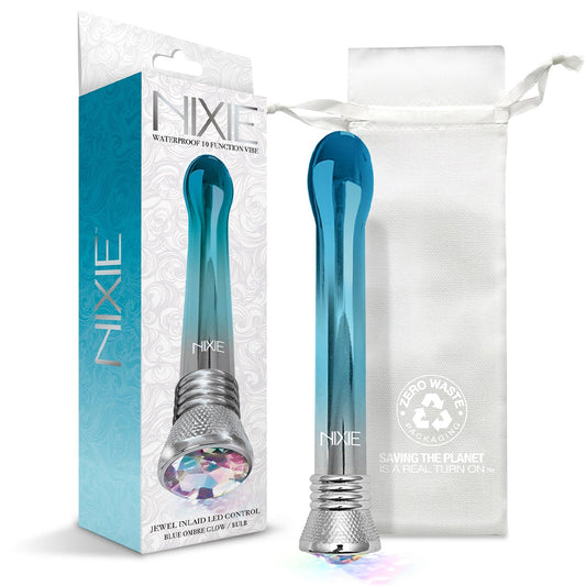 Nixie Jewel Ombre Bulb Vibe Blue Glow