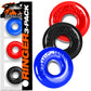 OXBALLS RINGER 3-pack of DO-NUT-1 cockrings MULTI
