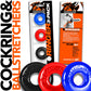 OXBALLS RINGER 3-pack of DO-NUT-1 cockrings MULTI