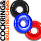 OXBALLS RINGER 3-pack of DO-NUT-1 cockrings MULTI