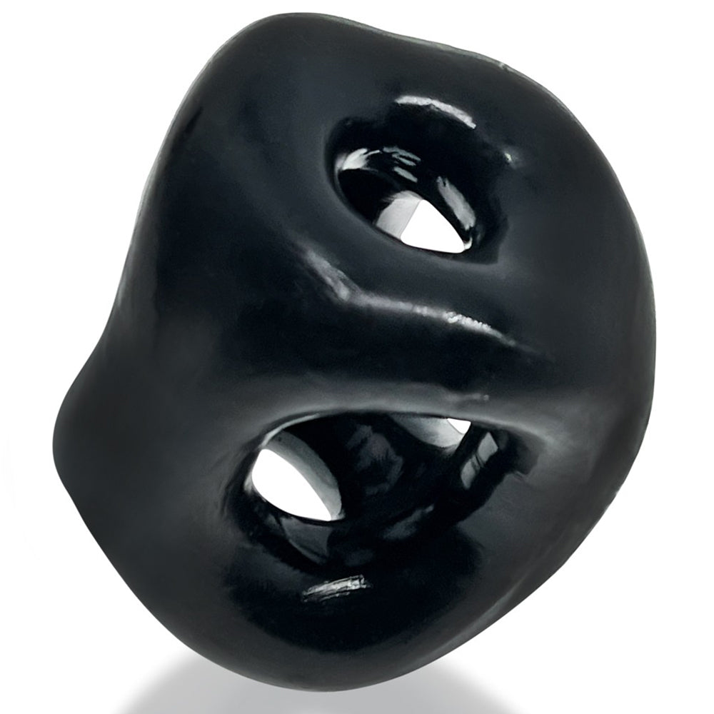 OXBALLS TRI-SPORT XL thicker 3-ring Cocksling Penis & Ball Ring BLACK