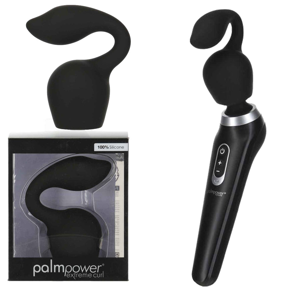 Palmpower Extreme Pleasure Cap Attachment for Palm Power Massager Black
