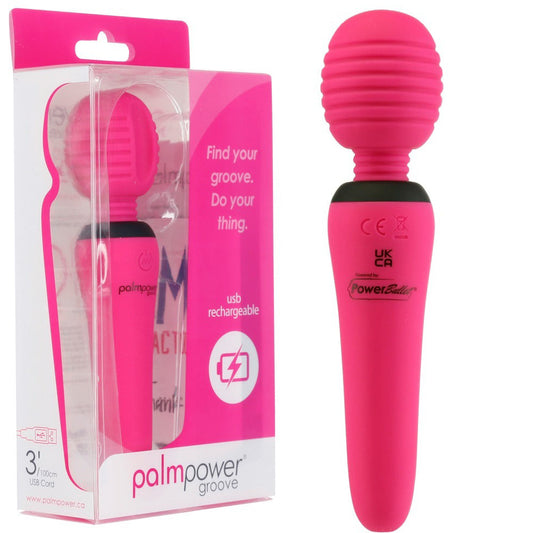 PalmPower Groove Wand Vibrator Clitoral Stimulator Palm Power Massager Sex Toy