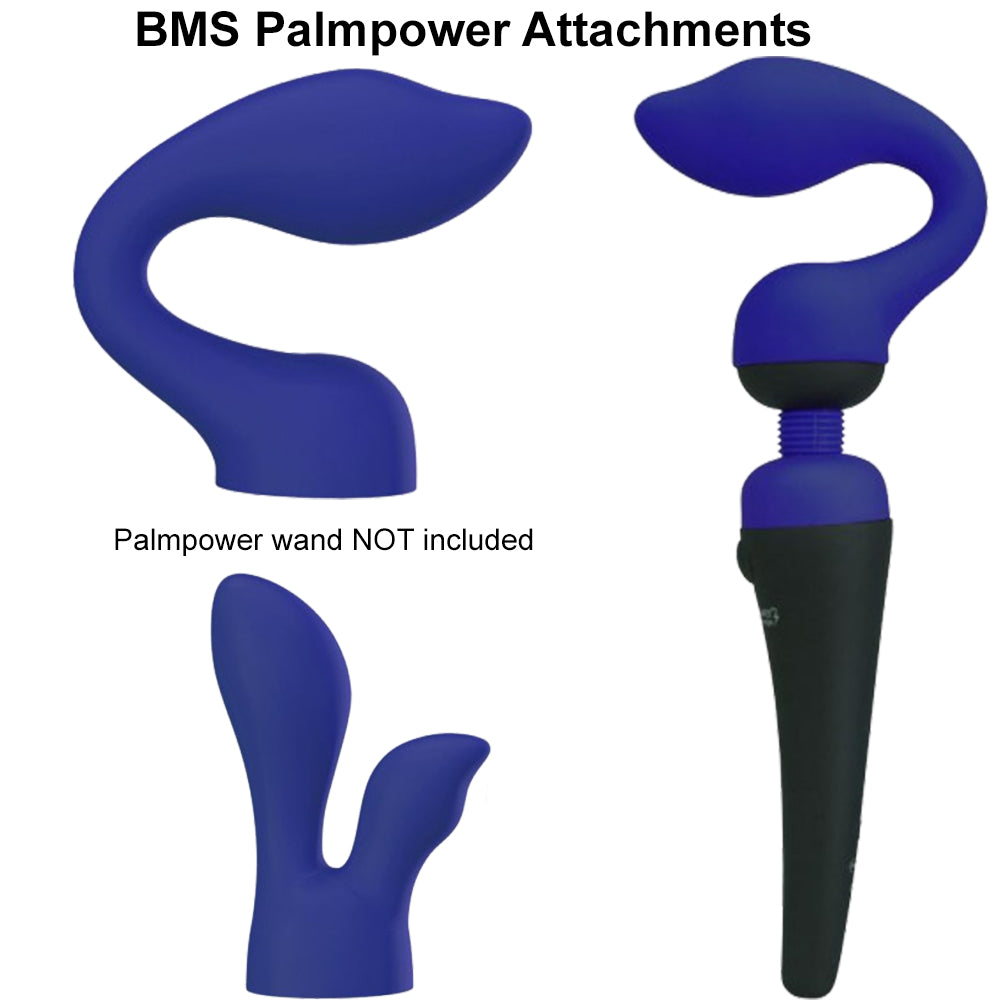 PalmSensual Massager Heads Attachments for use with PalmPower Wand