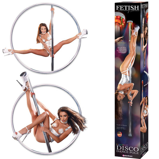 Fetish Fantasy Series Light-Up Disco Dance Stripper Pole  BDSM Bondage