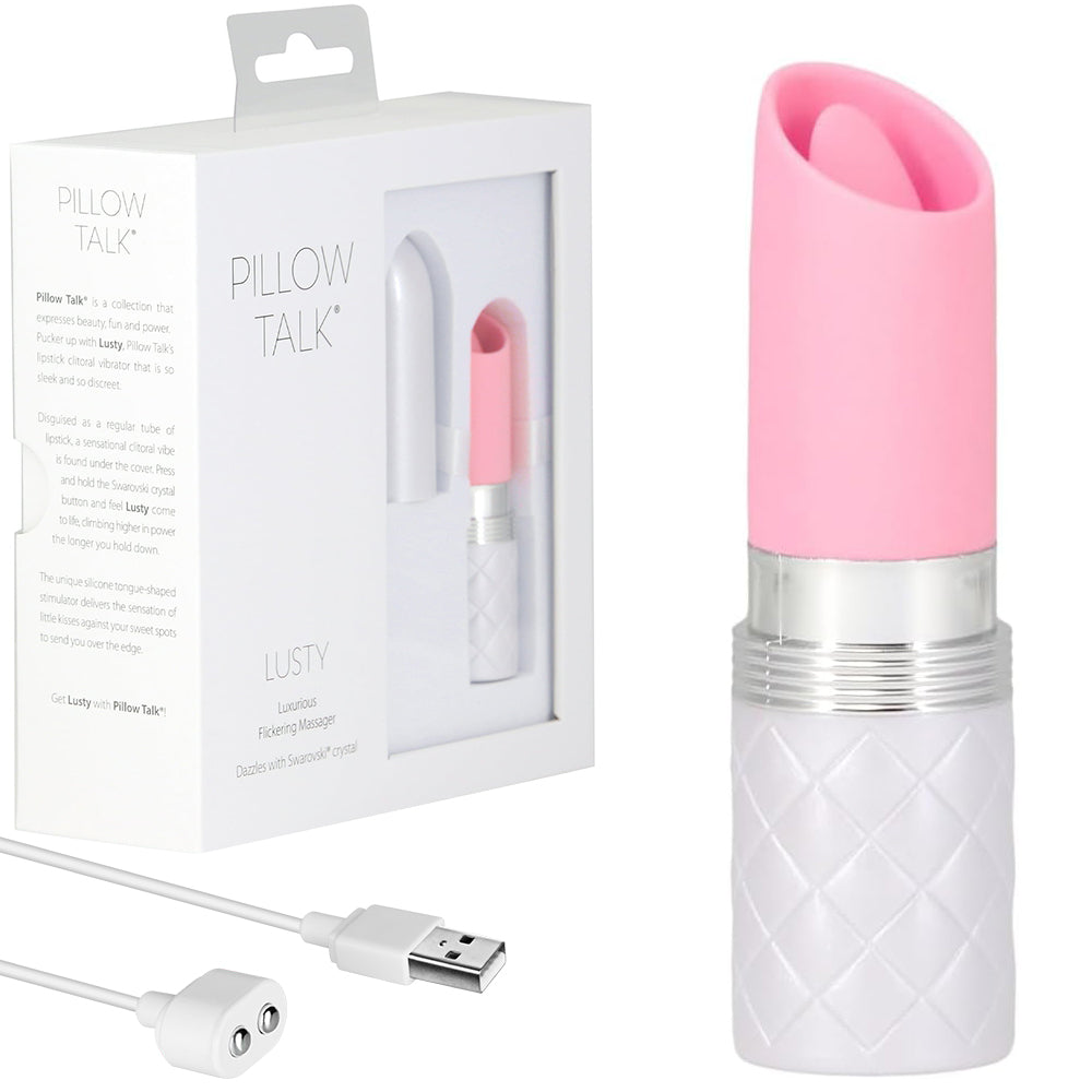 Pillow Talk Lusty Flickering Massager Pink 677613274168