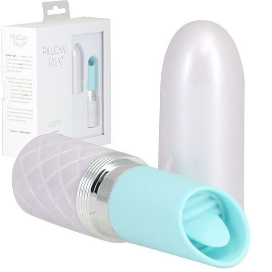 Pillow Talk Lusty Flickering Massager Teal