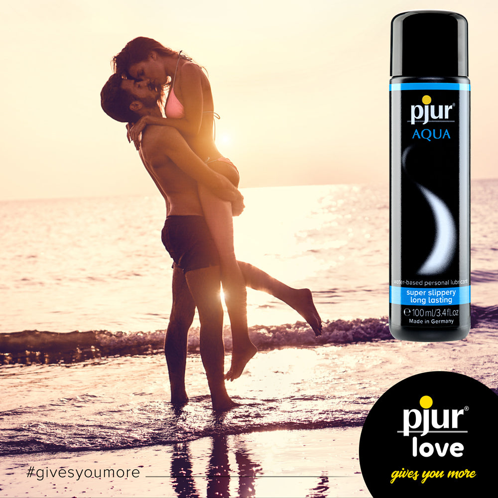 Pjur AQUA Water-Based Personal Lubricant 500ml Sex Lube Long Lasting Toy Safe