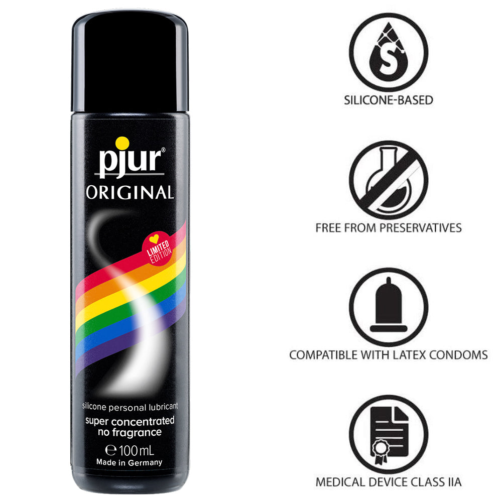 Pjur Original Rainbow Edition Silicone Personal Lubricant 100ml