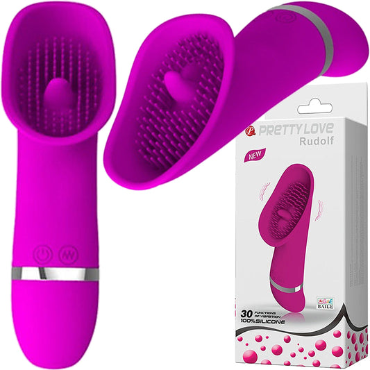 Pretty Love Rudolf Clitoral Stimulator Nipple Teaser Vibrator Oral Sex Toy
