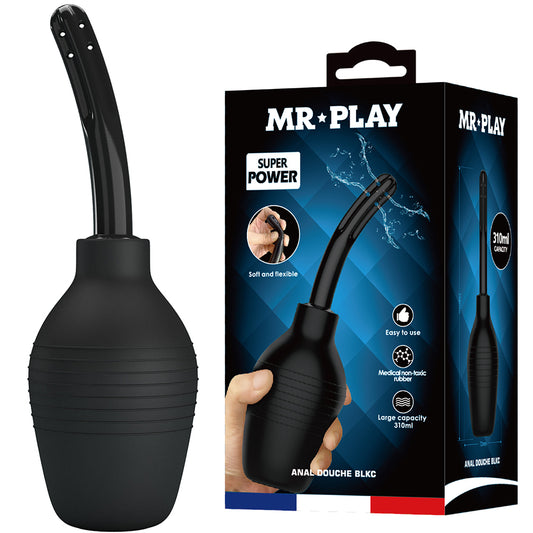 Mr Play Anal Douche Large 310ml Bulb Rectal Vaginal Cleaner Enema