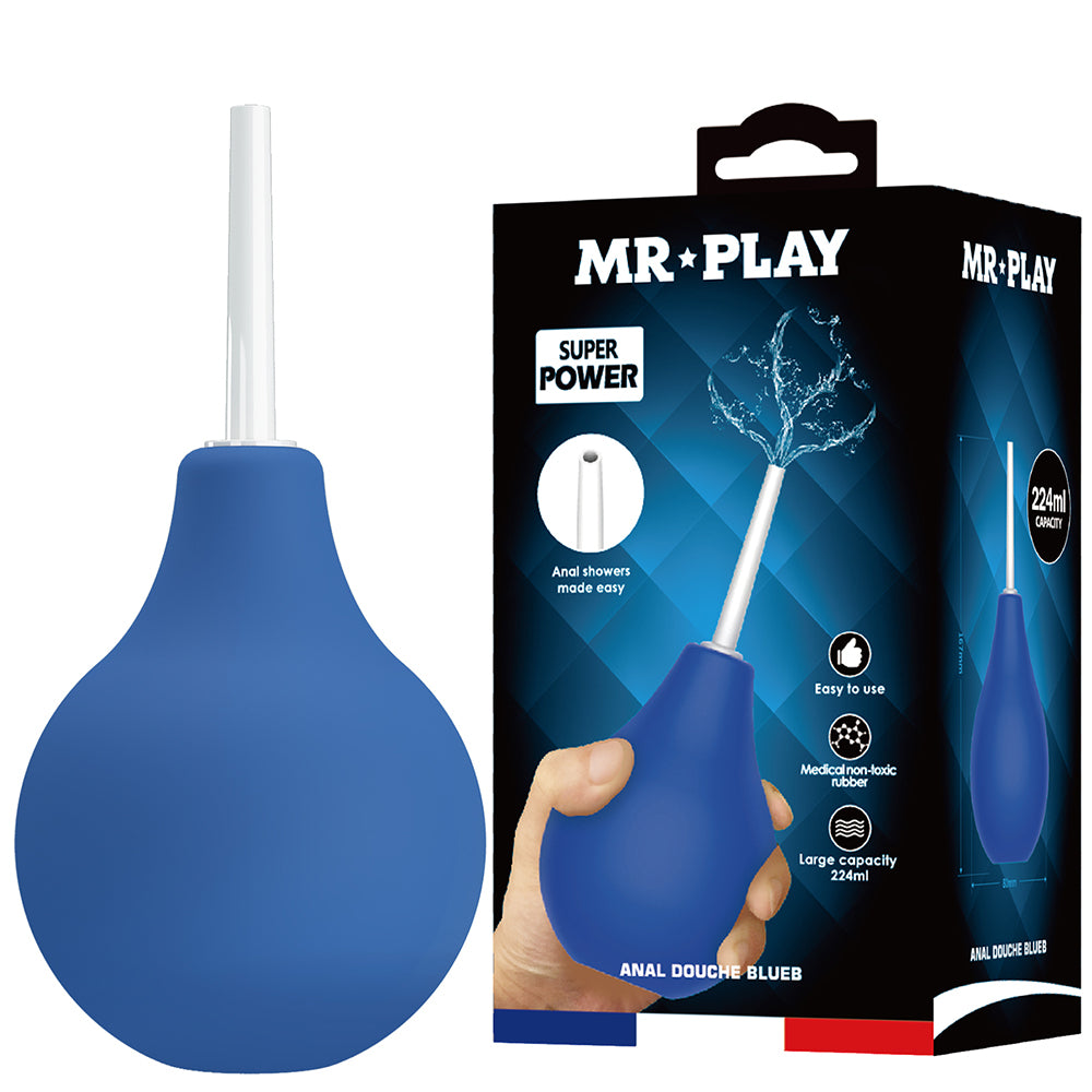 Mr Play Anal Douche Bulb Nozzle Rectal Vaginal Cleaner Enema 224ml