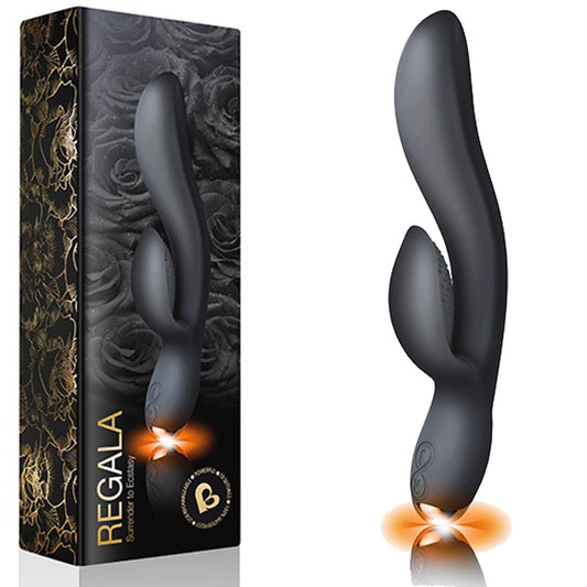 Rocks Off Regala G Spot Rabbit Clitoral Stimulator USB Rechargeable Vibe Sex Toy