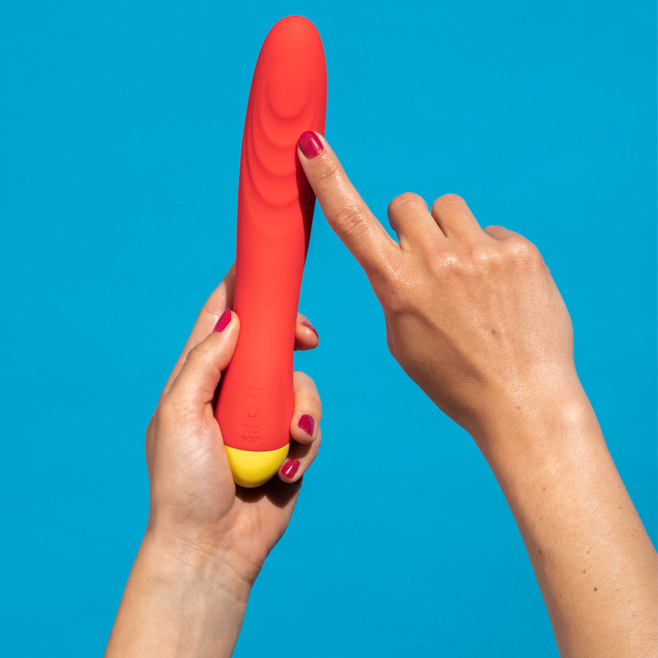 Romp Hype Ribbed G Spot Vibrator USB Rechargeable