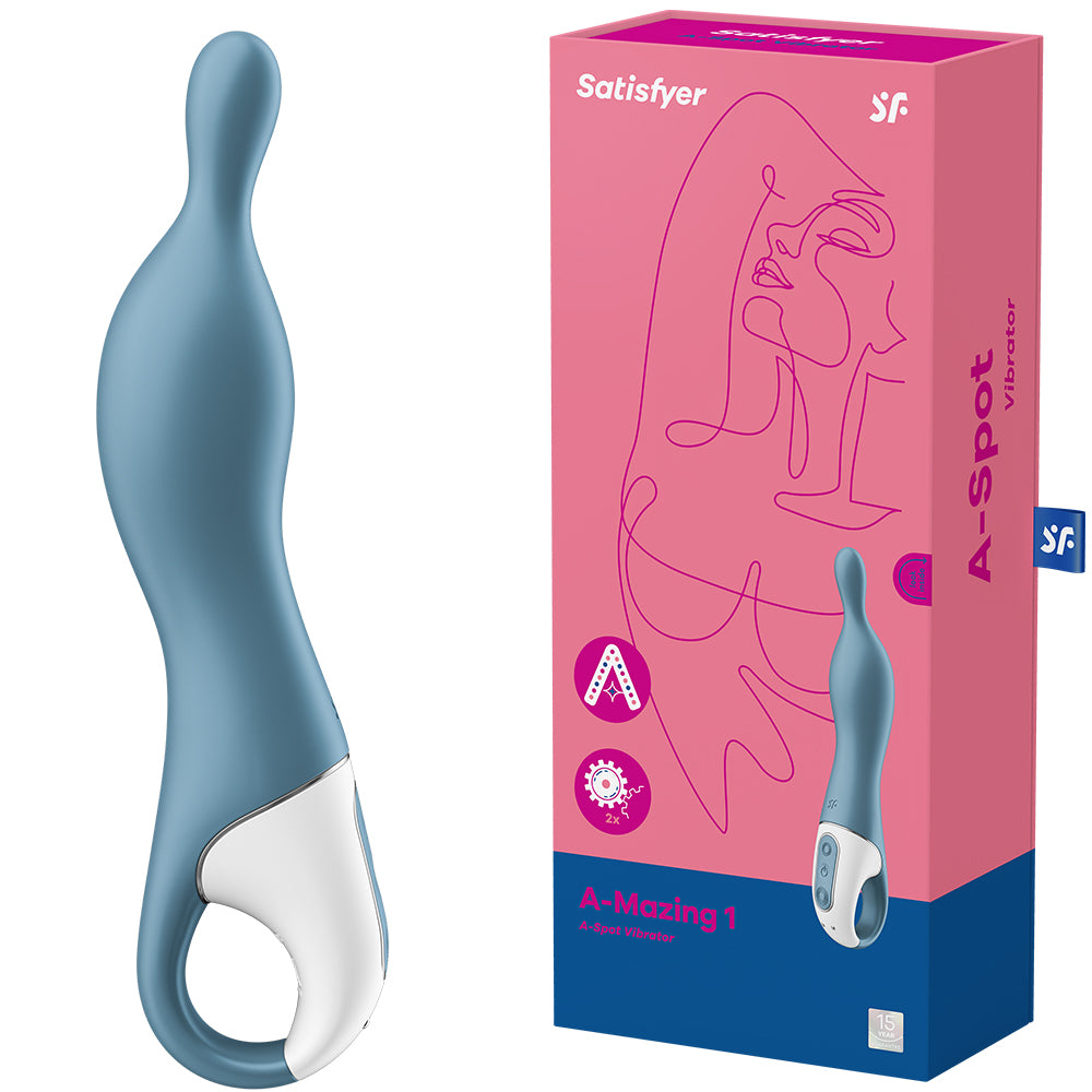 Satisfyer A-Mazing 1 Anal Vibrator Blue