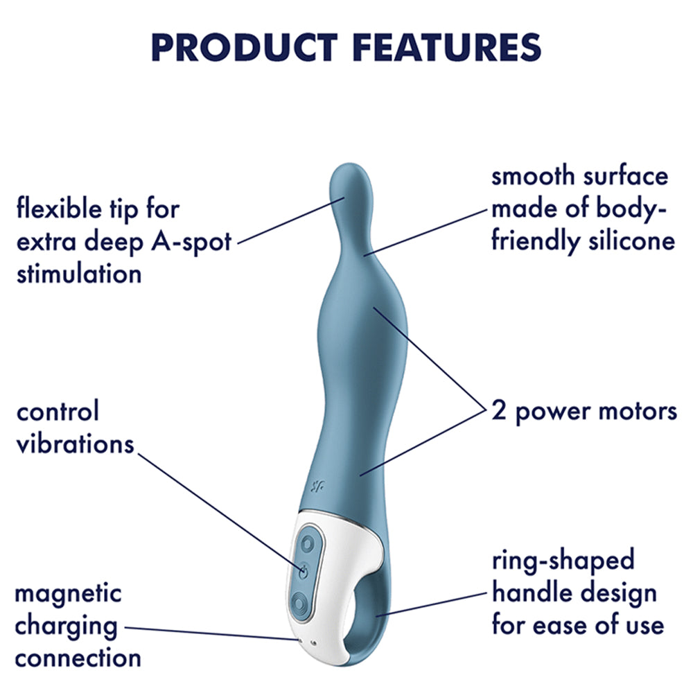 Satisfyer A-Mazing 1 Anal Vibrator Blue