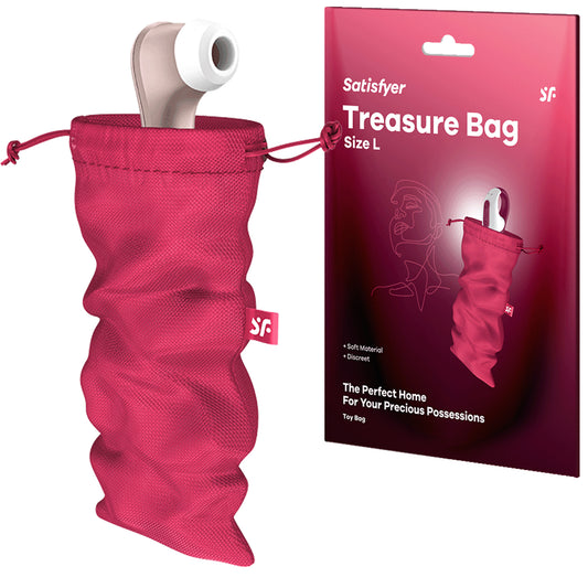 Satisfyer Treasure Bag Large Sex Toy Storage Pink