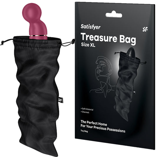 Satisfyer Treasure Bag XLarge Sex Toy Storage XL Black