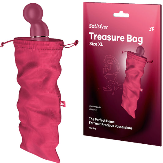 Satisfyer Treasure Bag XLarge Sex Toy Storage XL Pink