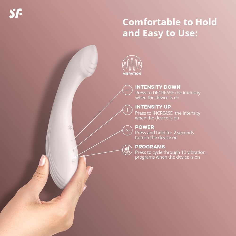 Satisfyer G-Force Super Powerful Curved Vibrator