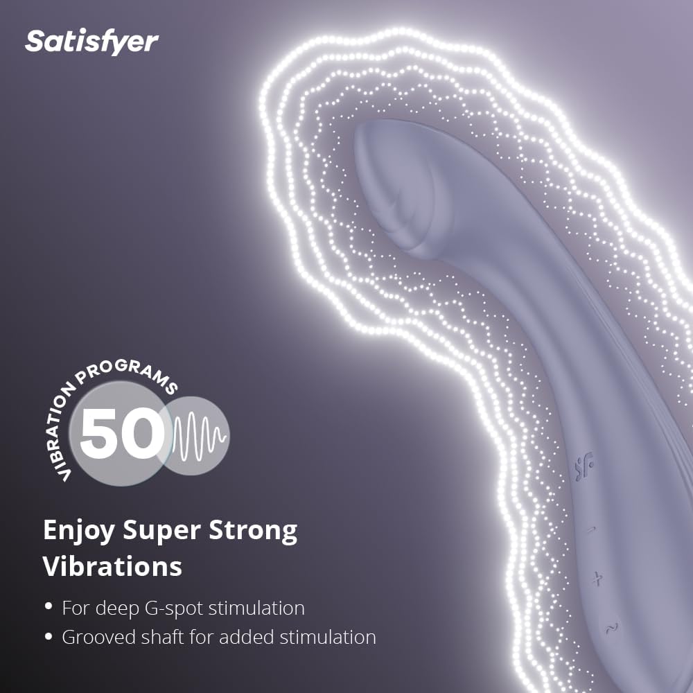 Satisfyer G-Force Super Powerful Curved Vibrator Purple