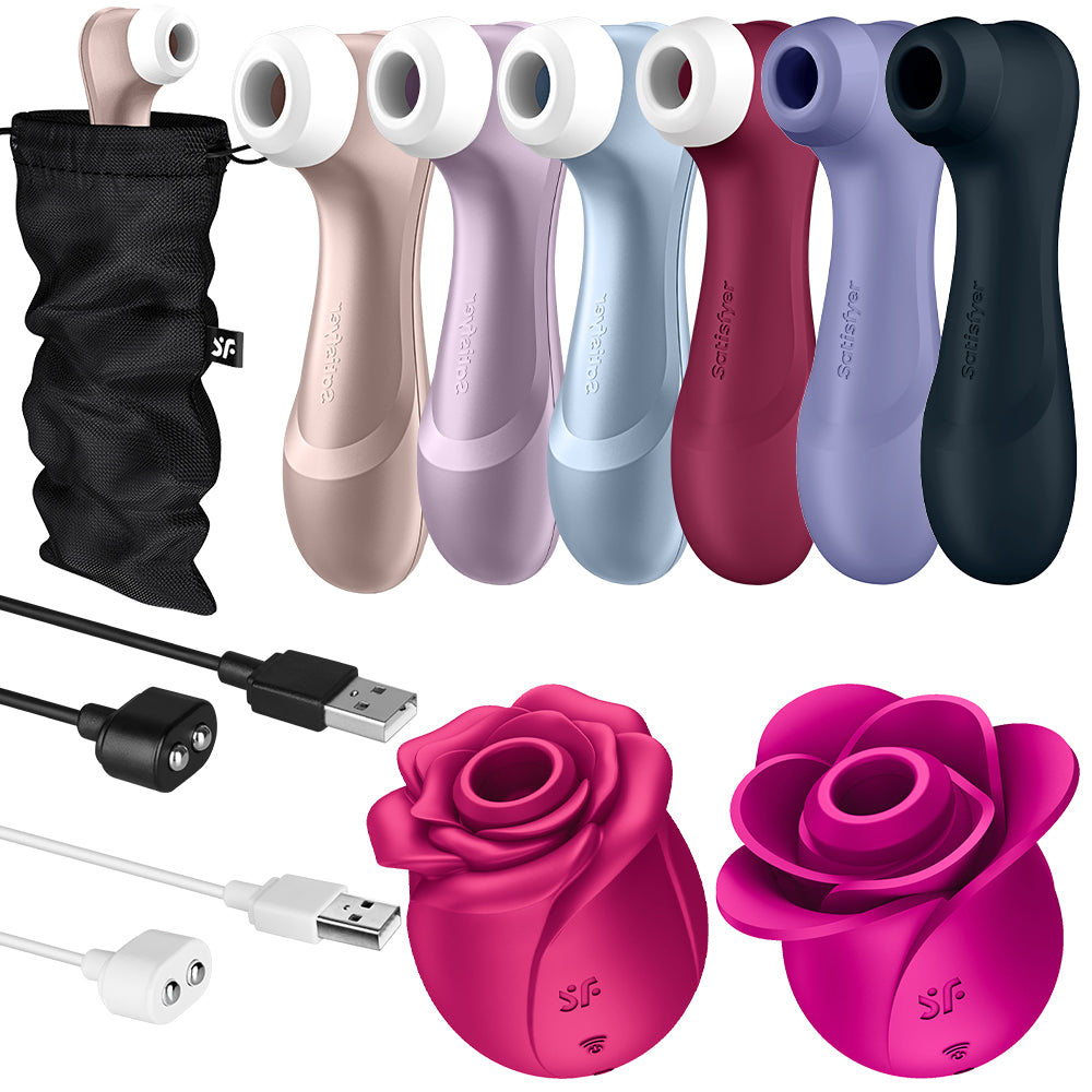 Satisfyer Pro 2 G2 G3 Gen 3 Rose Air Pulse Clitoral Stimulator Vibrator Sex Toy