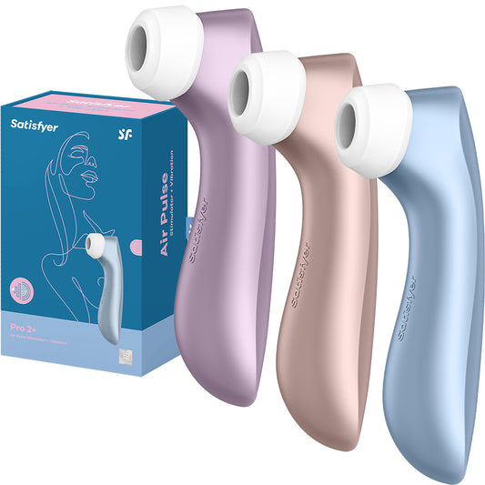 Satisfyer Pro 2+ G2 Air Pulse Clitoral Stimulator Sucker Vibrator Female Sex Toy
