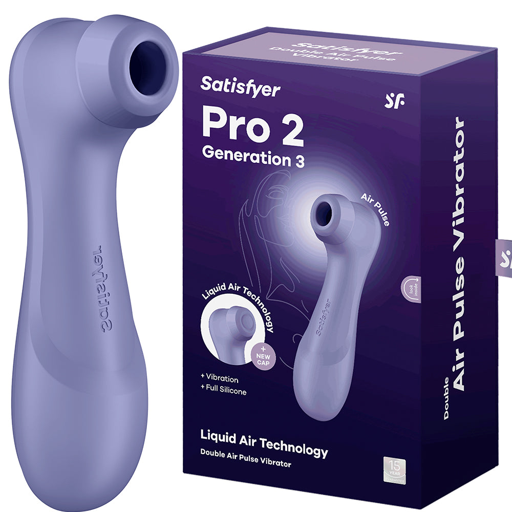 Satisfyer Pro 2 G2 G3 Gen 3 Rose Air Pulse Clitoral Stimulator Vibrator Sex Toy