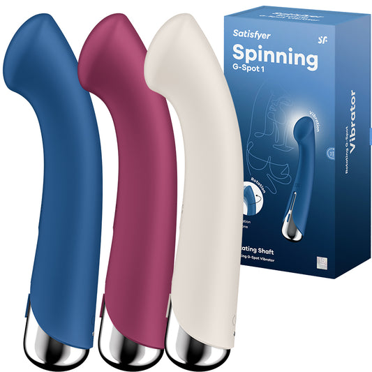 Satisfyer Spinning G-Spot 1 Rotating Vibrator Vaginal Anal Couples USB Sex Toy