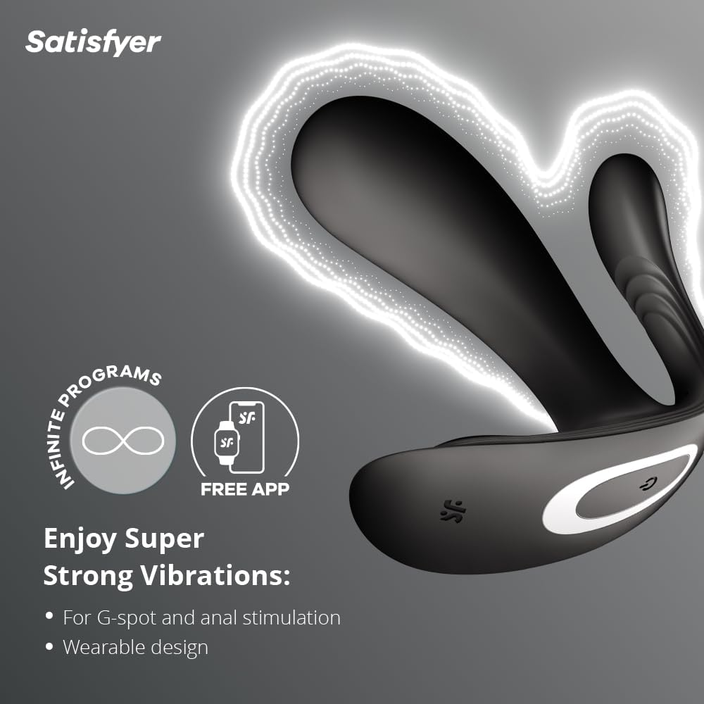 Satisfyer Top Secret+ App Vibrator Wearable Black