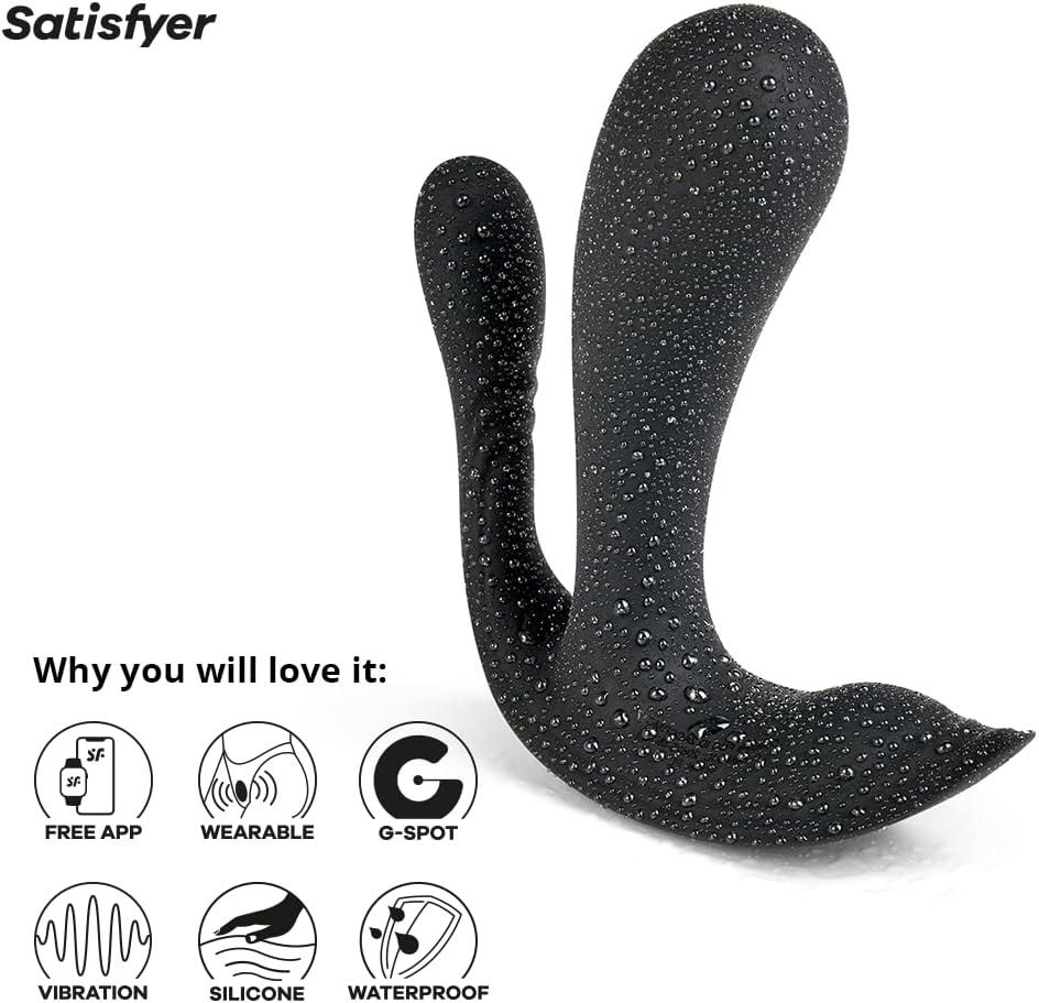 Satisfyer Top Secret+ App Vibrator Wearable Black