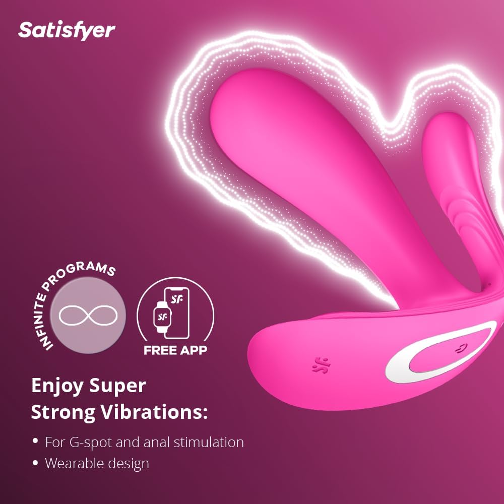 Satisfyer Top Secret+ App Vibrator Wearable Pink