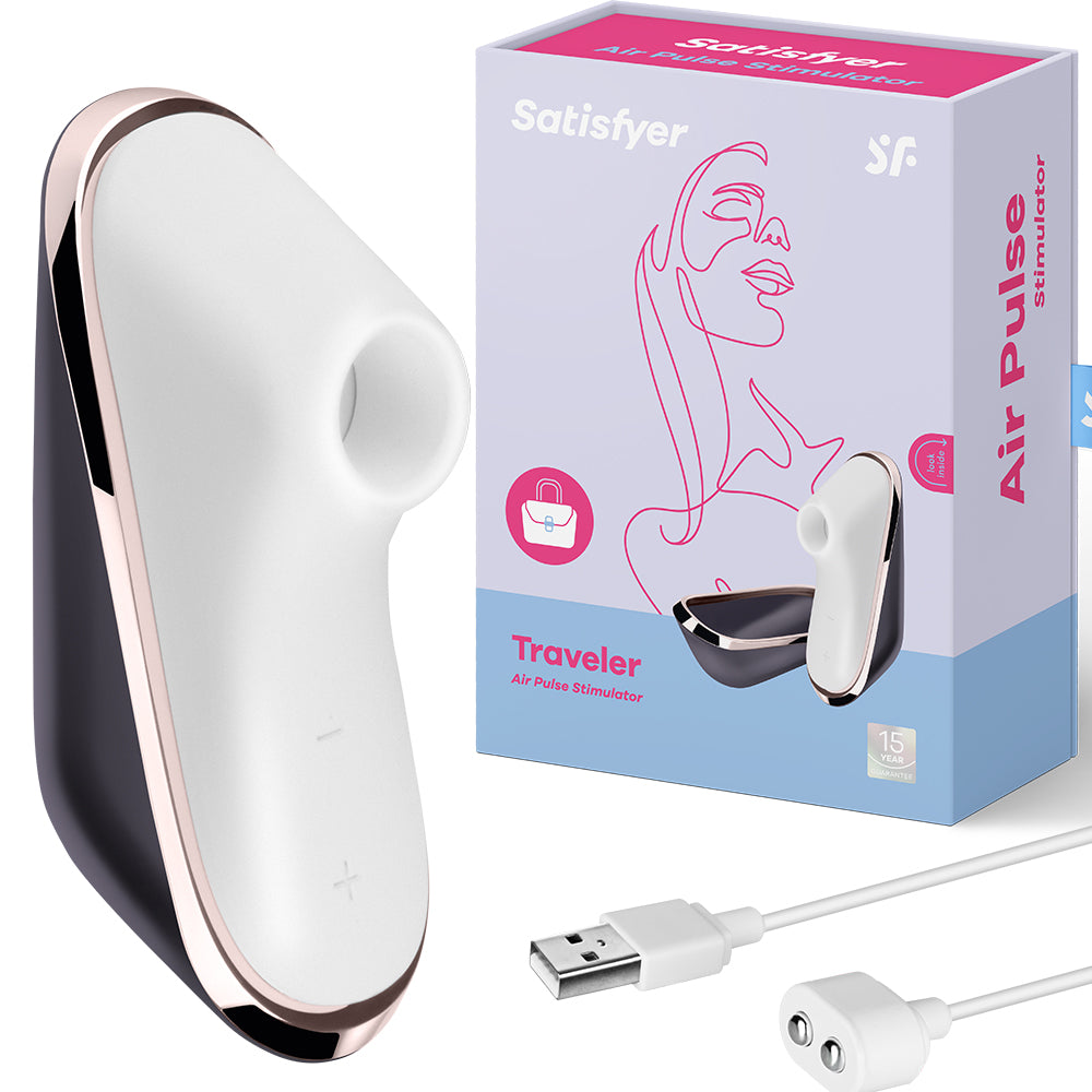 Satisfyer Pro Traveller Clitoral Stimulator Rechargeable Vibrator