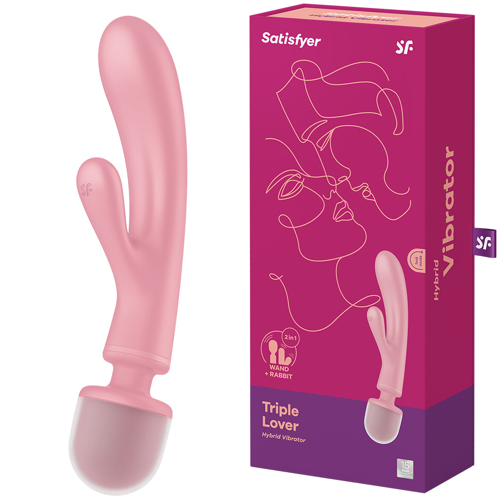Satisfyer Triple Lover Vibrator Pink