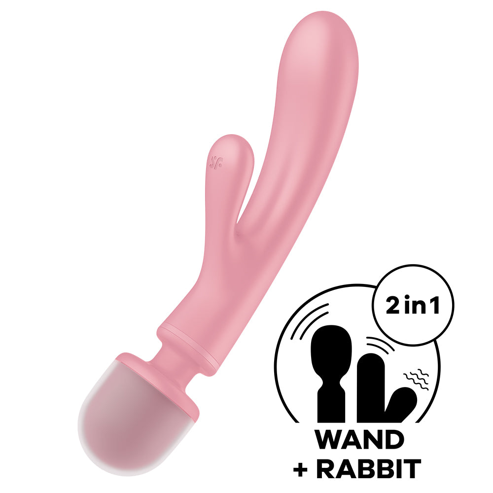 Satisfyer Triple Lover Vibrator Pink 4061504018218