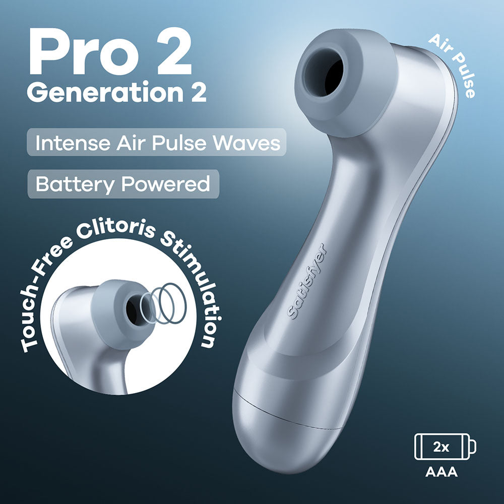 Satisfyer Pro 2 Gen 2 Touch-Free Clitoral Stimulator Blue