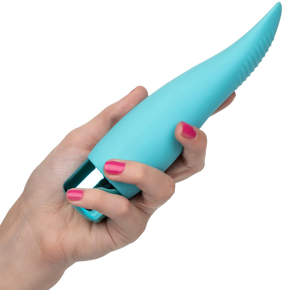 Calexotics Eden Flicker Blue Tongue Shaped Clit Vibrator