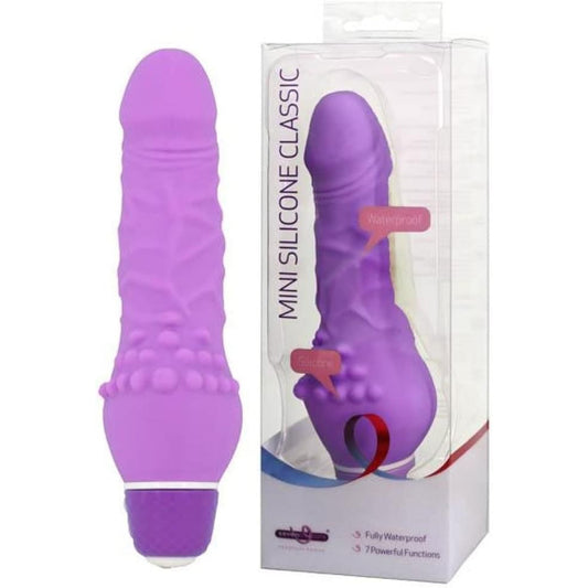 Seven Creations Silicone Classic Mini 15cm Purple Thin Veined