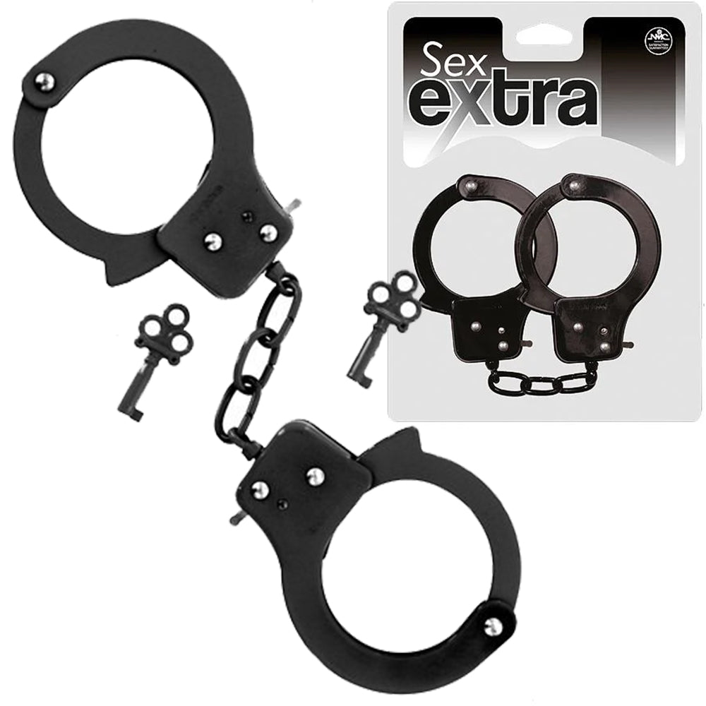 Sex Extra Metal BDSM Handcuffs Bondage Fetish Strong Cuffs Restraints Sex Toy