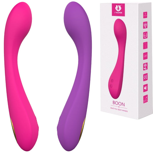 NEW S-Hande Boon Powerful Curved G Spot Vibrator Vaginal Anal USB Sex Toy