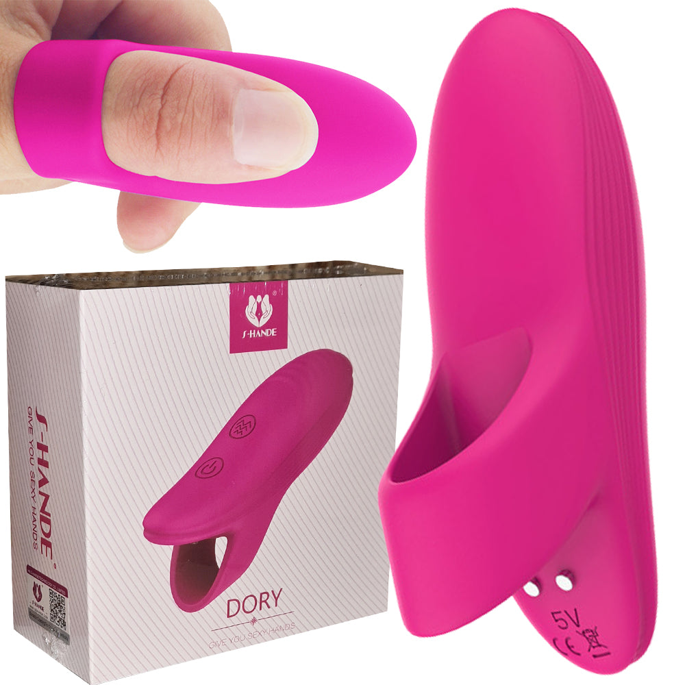 Dory Finger Massager Clitoral Nipple Stimulator Rechargeable Vibrator Sex Toy