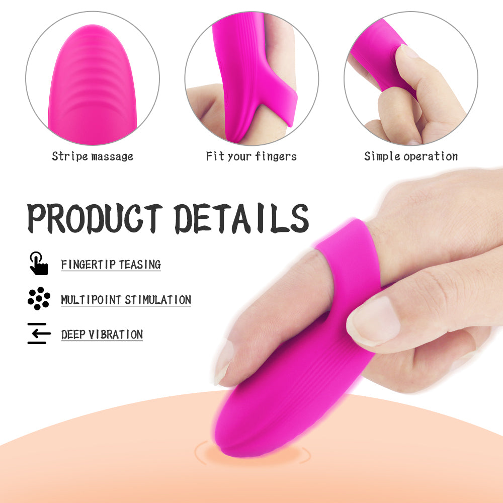 Dory Finger Massager Clitoral Nipple Stimulator Rechargeable Vibrator Sex Toy