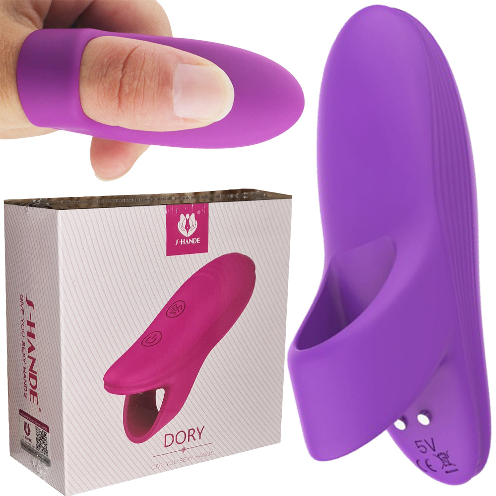 Dory Finger Massager Clitoral Nipple Stimulator Rechargeable Vibrator Sex Toy