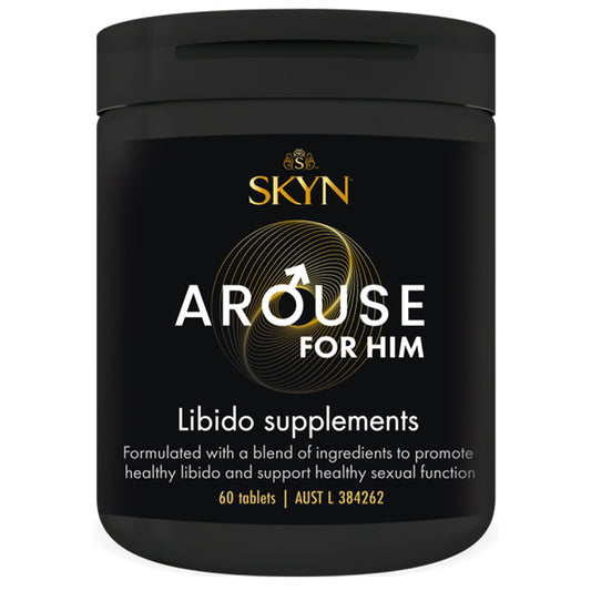Skyn Arouse For Him Libido Supplements 60 Tablets Horny Goat