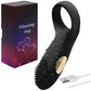 Vibrating Cock Ring Penis Vibrator Rechargeable Couples Sex Toy Clit Stimulator