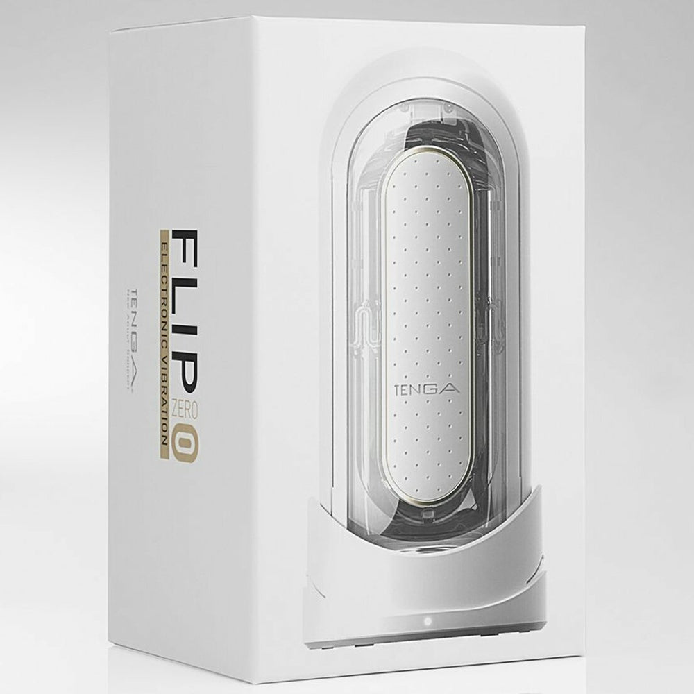Tenga Flip 0 Zero Electronic Vibration Male Masturbator 3D USB White Sex Toy
