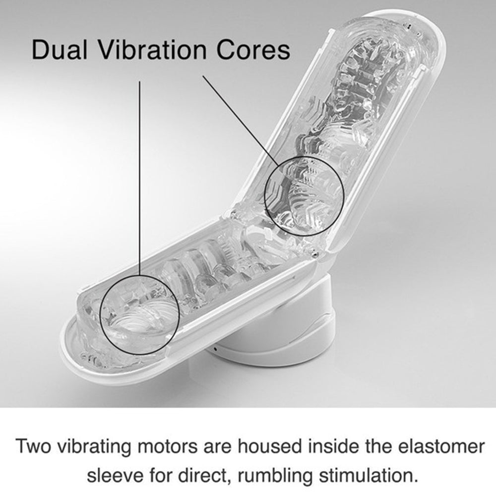 Tenga Flip 0 Zero Electronic Vibration Male Masturbator 3D USB White Sex Toy