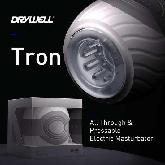 Drywell Tron Auto Open End Male Masturbator Rechargeable Stroker Sex Toy