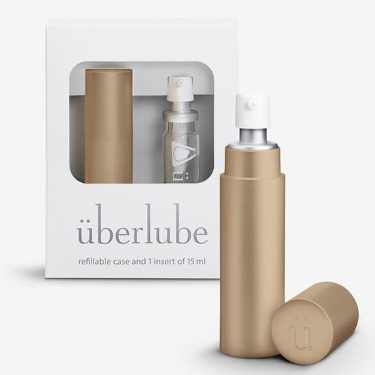 Uberlube Good-to-Go Gold Personal Lubricant Spray Silicone Based Sex Lube