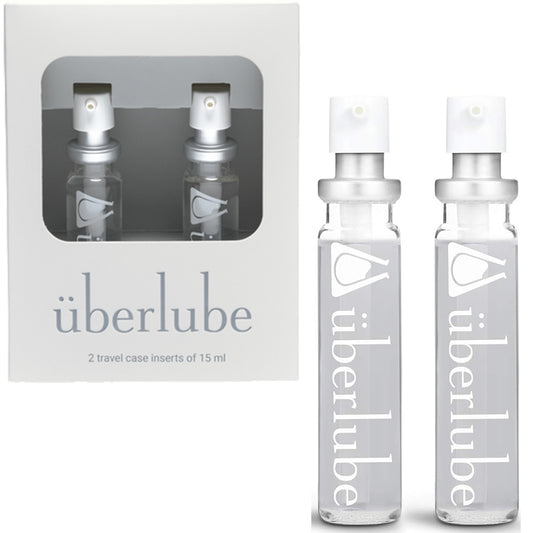 Uberlube Good-to-Go Refills Personal Lubricant Spray Silicone Based Sex Lube